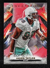 2024 Topps Inception Red 54/75 Jason Taylor #83 HOF 1k46