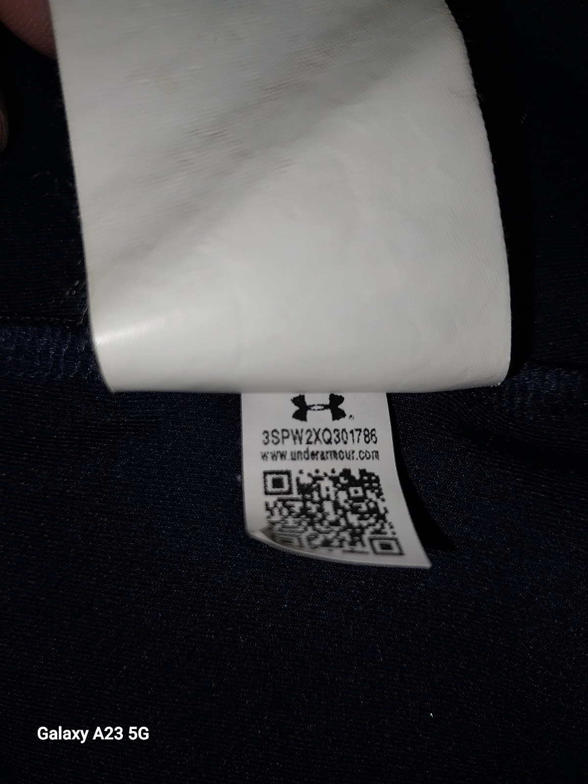 Women's Under Armour Full Zip Warm UP Track Jacket  large blue thumbnail 6