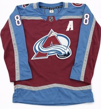 Jersey Cale Makar Hombre’s Grande Colorado Avalanche Cosido #8 Hombre’s