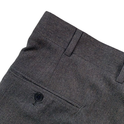 Hombres 40 S Brooks Brothers Madison Fit Gris Carbón Franela Peso Micro Tejido - Imagen 19 de 24