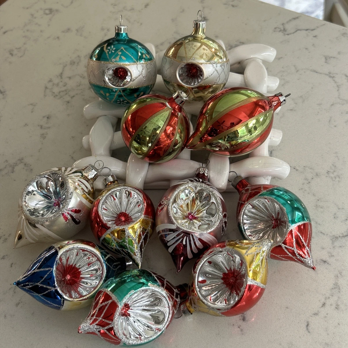 Glass Christmas Collectible Holiday & Seasonal Ornaments 1950-1959