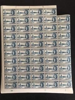 St Vincent 1946 KGVI “Victory” Stamp Sets in 2 Blocks of 49 Issues MNH.
