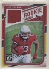 2018 Donruss Optic Rookie Threads Red & Yellow Prizm Christian Kirk #RT-CK 09w5
