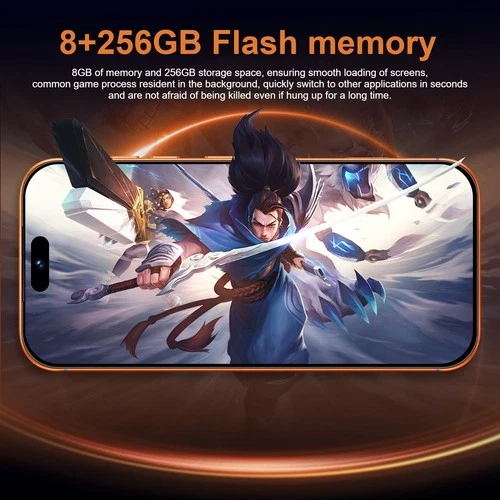 i17 Pro max Smartphone 6.8" HD Unlocked Android 8+256GB 8000mAh 24+48MP Dual SIM - Picture 8 of 19