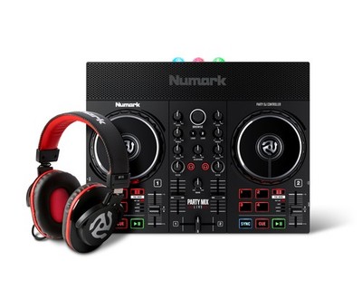 Numark Party Mix Live + HF175 Bundle | DJ-Controller | inkl. DJ-Kopfhörer