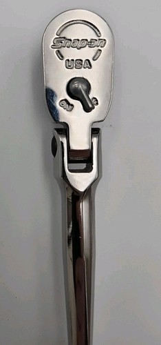 Snap On Flex head NEW HI-VIZ 3/8" Drive 8" Soft Grip Compact Ratchet FHCLF72 - Picture 4 of 10