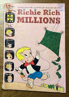 Richie Rich Millions #2 Harvey Comics Silver Age fr/g