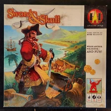 Sword & Skull Avalon Hill pirate board game Complete