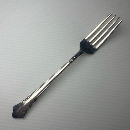 Vintage Gorham Lady Caroline Deco Patent 1933 Silver Plated Dinner Fork Deco 7”