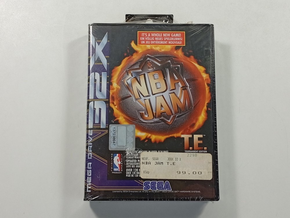 NBA JAM T.E. (TOURNAMENT EDITION) SEGA MEGADRIVE 32X PAL-EURO (NEUF - BRAND NEW)
