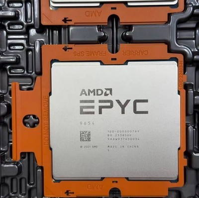AMD EPYC GENOA 9654 CPU SP5 ZEN4 2.4GHz DDR5 96 Cores Processor , Unlocked-