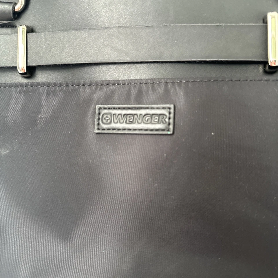 Swiss Gear Travel Tote Black Diaper Laptop Bag Purse - Image 2 of 4