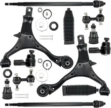 KAC Front Lower Control Arm Kit 02-06 Honda CR-V Sway Bar Tie Rod Replacement