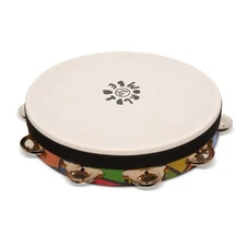 Latin Percussion LP7022 World Beat 10" Tambourine (Single Row with Head)