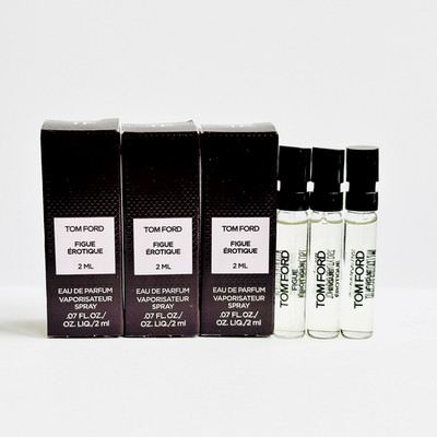 3 x Tom Ford Figue Érotique Eau de Parfum EDP Sample Spray 2ml each