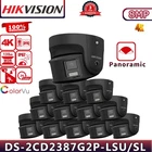 Hikvision ColorVu Turret 8MP 4K Network IP Camera Black DS-2CD2387G2P-LSU/SL 4mm