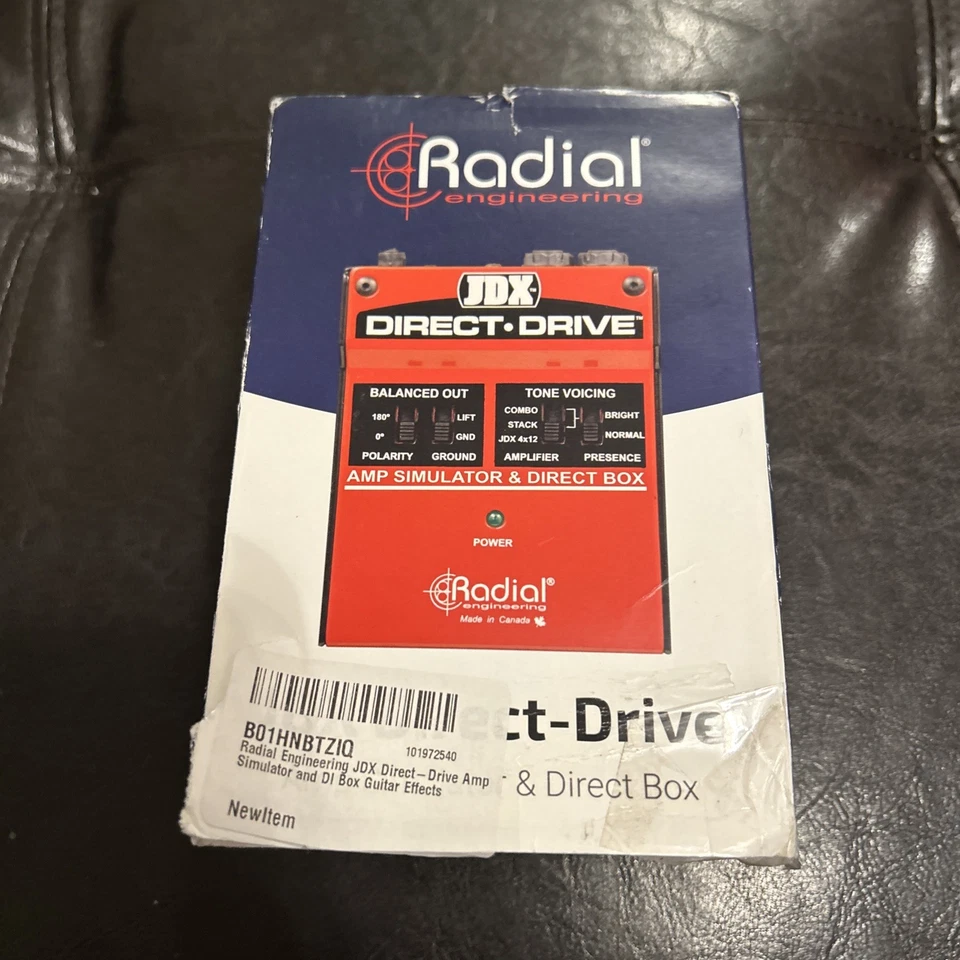 Radial Engineering JDX Direct-Drive Amp Simulator and DI Box Guitar Effects - Image 1 of 4