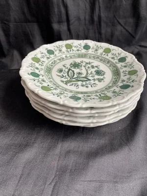 6 x Seltmann Weiden FRIEDERIKE Zwiebelmuster Kuchenteller grün Barock - Bild 1 von 2
