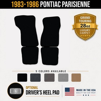 Avery Grand Touring Front & Rear Floor Mats for 1983-1986 Parisienne #3Lb