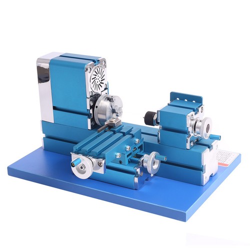 Motorized Mini Metal Lathe Milling Machine DIY Tool Woodworking Lathe Machine US - Picture 10 of 18