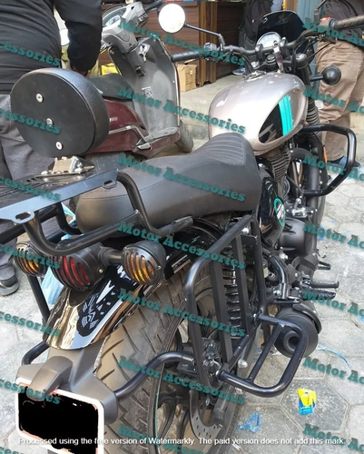Adatto per Royal Enfield Hunter 350 borsa da sella laterale supporto per sogg... - Foto 3 di 9