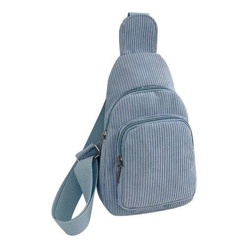 Chest Bag Casual Female Sling Waist Pack Solid Color Simple for Weekend Vacation - Picture 25 of 27