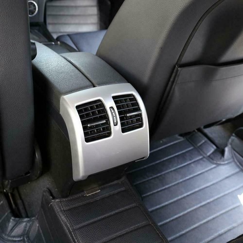 Silver ABS Rear Air Vent Outlet Cover Fit For Mercedes Benz C Class W204 2008-13 - Picture 6 of 9