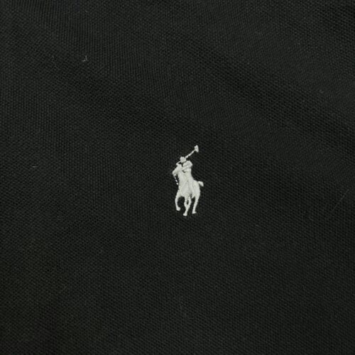 Polo Ralph Lauren Shirt Mens XL Black Pony Casual Slim Fit Preppy Short Sleeve - Picture 2 of 5