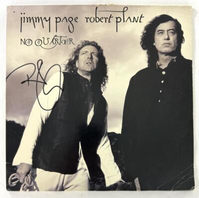 Robert Plant Led Zeppelin Signed Autograph Album Record - Plant