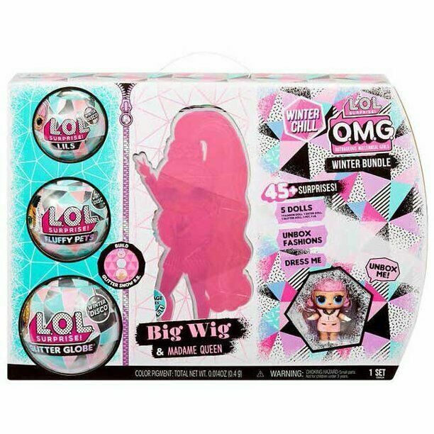 LOL surprise OMG Winter Chill Big perruque et Madame Queen Doll-NEUF...