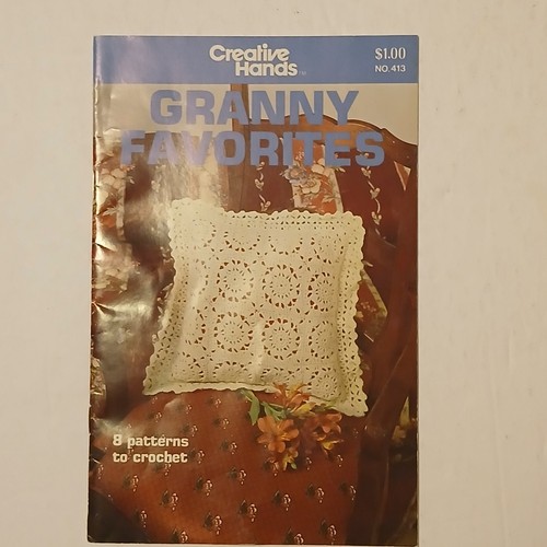 Vintage Crochet Pattern books / booklets Lot of 7 Afghans Plus Granny Favorites - Picture 3 of 8