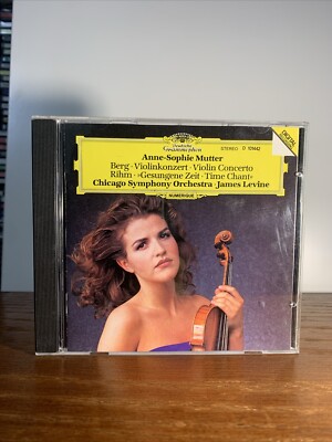ANNE-SOPHIE MUTTER violin - BERG Concerto & RIHM Time Chant, Levine - CD VG