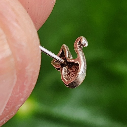 Borchia naso gatto Happy Cat Lover felino 22 g (0,6 mm) argento sterling 925 ... - Foto 22 di 24