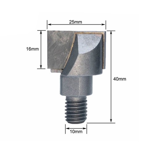 Bodenfr?ser Wolfram Stahl Legierung 1 St??ck 10 mm Fittinge Teile Ersatz - Bild 6 von 30