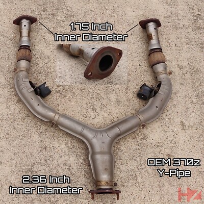 ゆ Improved Y Pipe for Nissan 370Z VQ37VHR | eBay