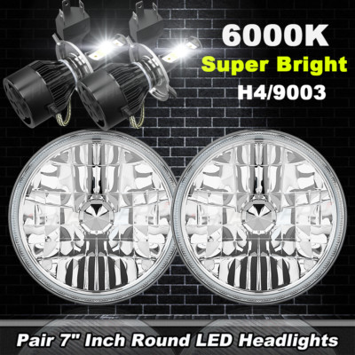 7inch round Led Headlights Bulbs for TOYOTA LAND CRUISER FJ40 FJ60 J80 1965-1985