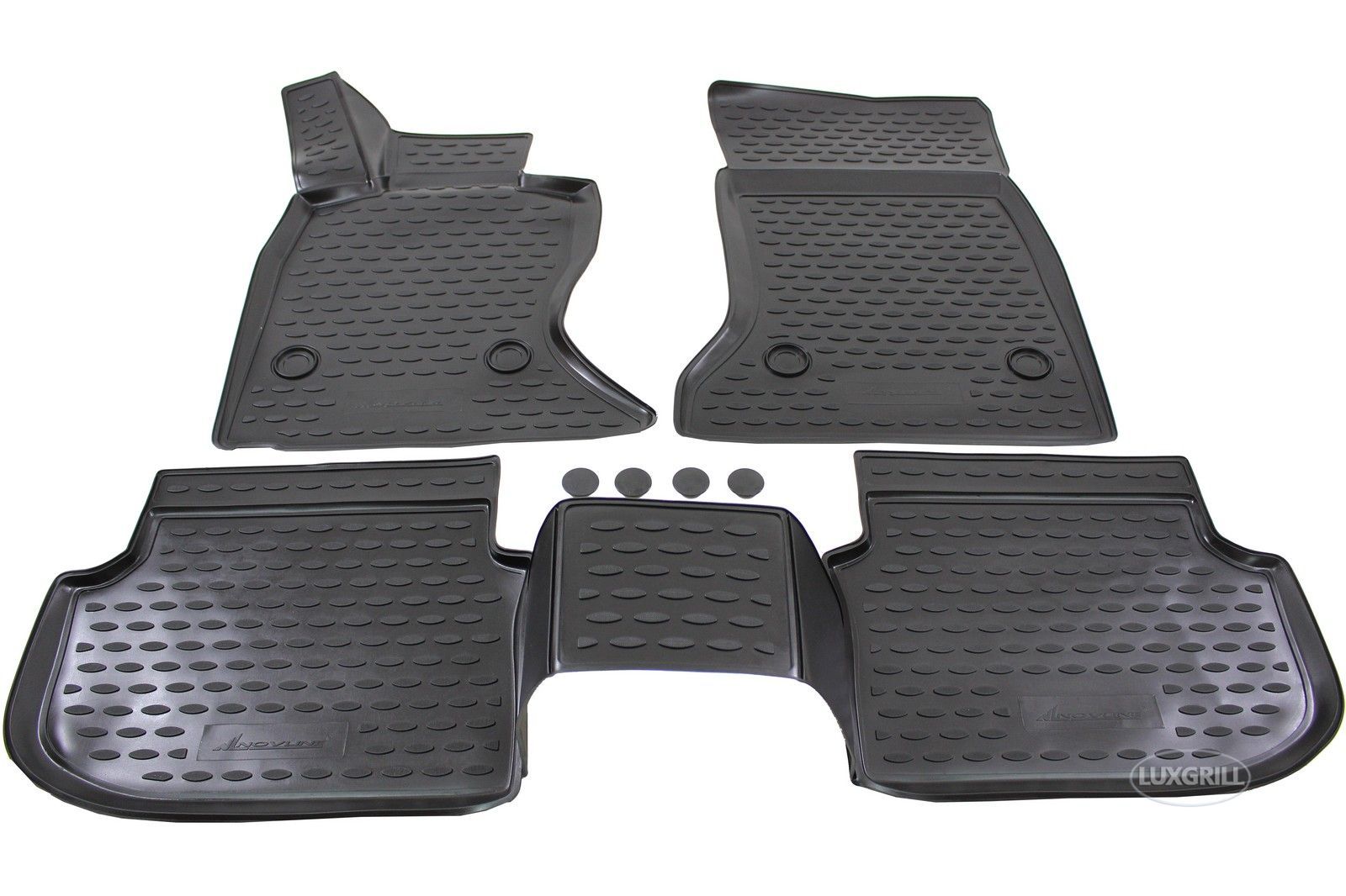 Tapis de sol caoutchouc BMW F10 F11 2010-2016 noir sur mesure