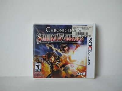Nintendo 3DS video game tested works Chronicles Samurai Warriors