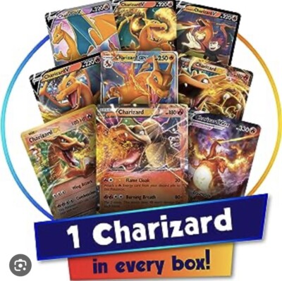 every single charizard pokemon card EX 2023 Scarlet & Violet 151 Special Illustration Rare #199 This specific card features a stunning 50 Pokmon Cards Bundle Box