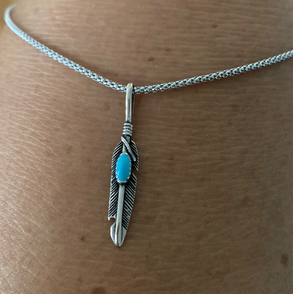 アクセサリー M.Cohen Turquoise Feather Necklace アクセサリー M.Cohen Turquoise Feather Necklace Turquoise