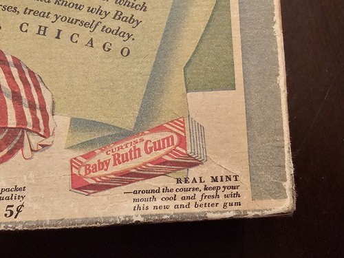 Antigua caja de candy bar Baby Ruth 1929 vintage - Imagen 4 de 14