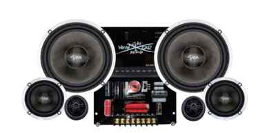 Sky High Car Audio SHCA 65C3E 3 Way 6.5'' Component Set 4 ohm SHIPS FROM OHIO