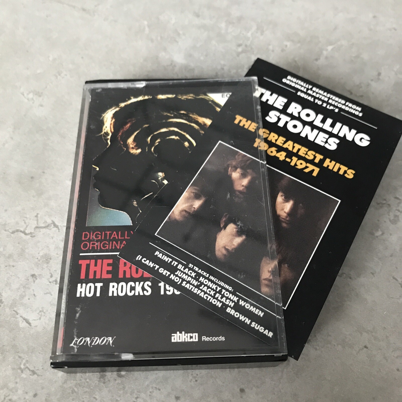 The Rolling Stones Hot Rocks Album 1964-1971 Audio Cassette Tape