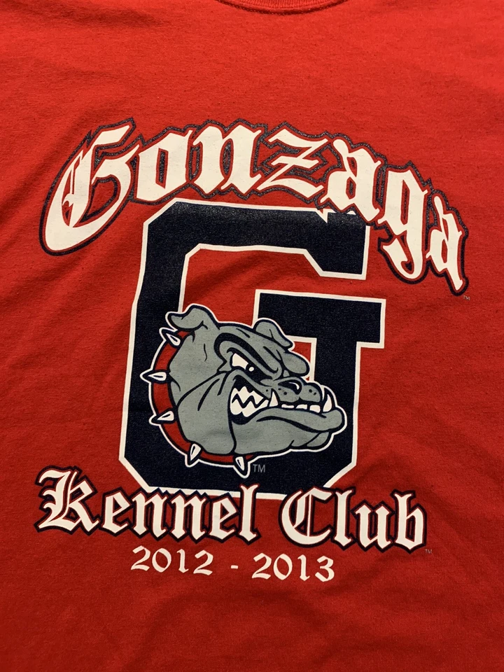 Vintage Gonzaga Bulldogs Kennel Club 2012 - 2013 Shirt Mens XL Official 6th Man - Image 3 of 4