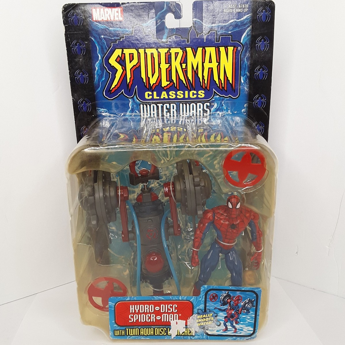 希少　スパイダーマン　CLASSICS フィギュア　HYDRO-DISK ZD TOYS マーベル クラシックスパイダーマン 4インチ MARVEL