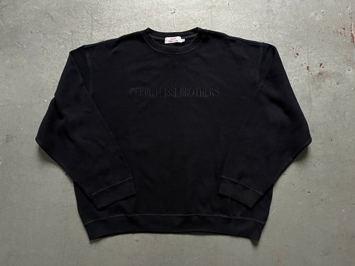 Cerruti 1881, Vintage Cerruti 1881 Brothers Dark Navy Blue Sweatshirt Sweater Pullover XXL 2XL
