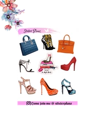 Fashion Planner Shoe Stickers