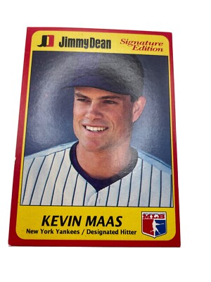 Error Card  Kevin Mass￼ Jimmy Dean Signature Edition Will Clark￼ on Back