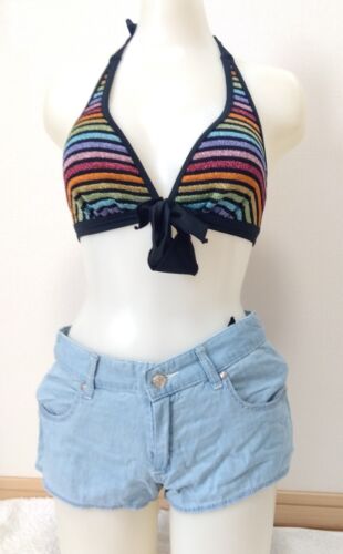 Beach Queen Shreanu Japan Made Strappy Bikini Swimwear Women's Japanese Size 9M - Picture 2 of 23