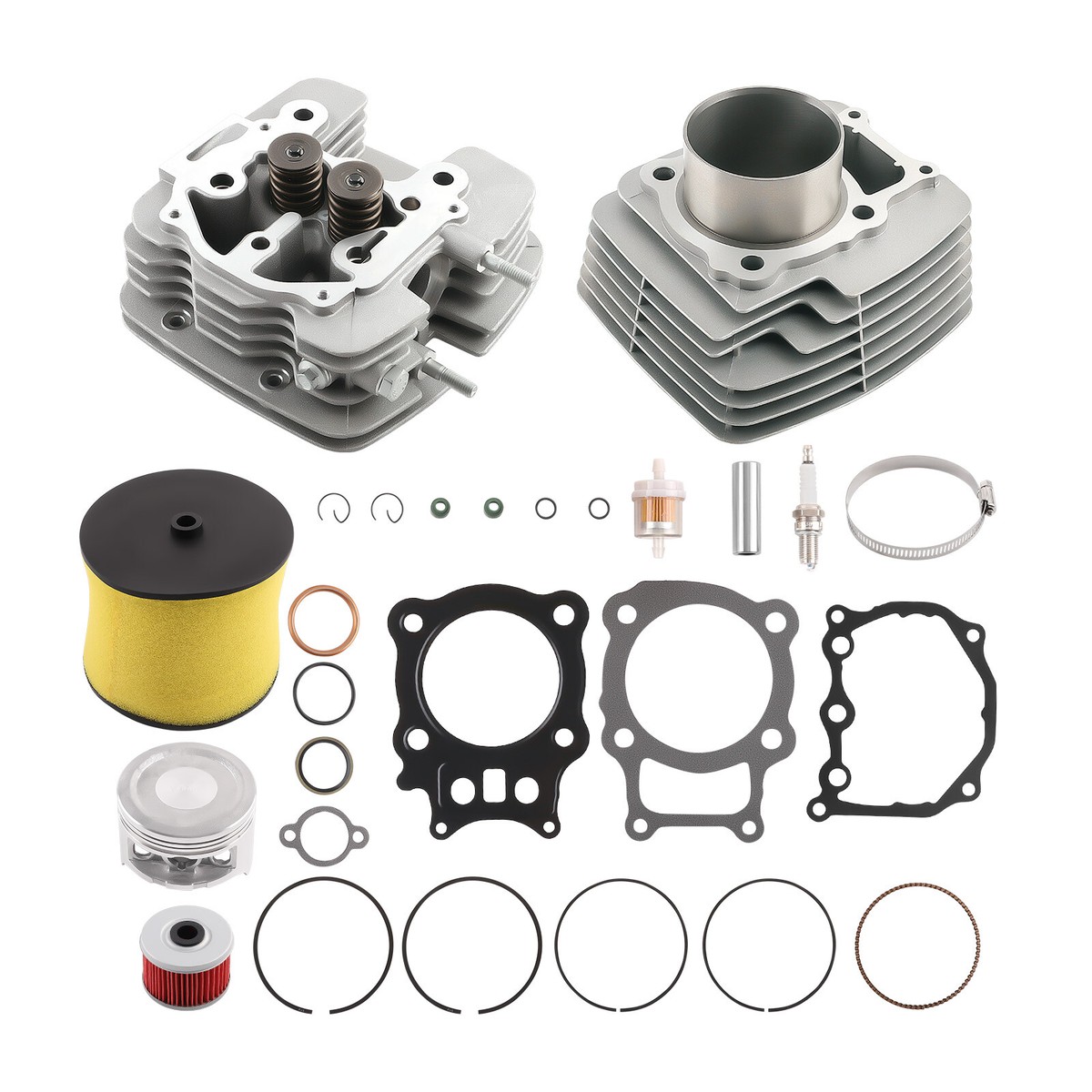 For Honda Rancher Trx350 Big Bore 355cc Cylinder Head Piston Kit - Foto 6
